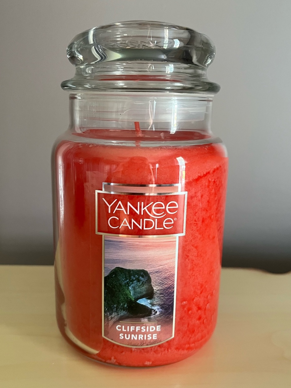 New Yankee Candle Cliffside Sunrise Large 22 Oz Jar Candle